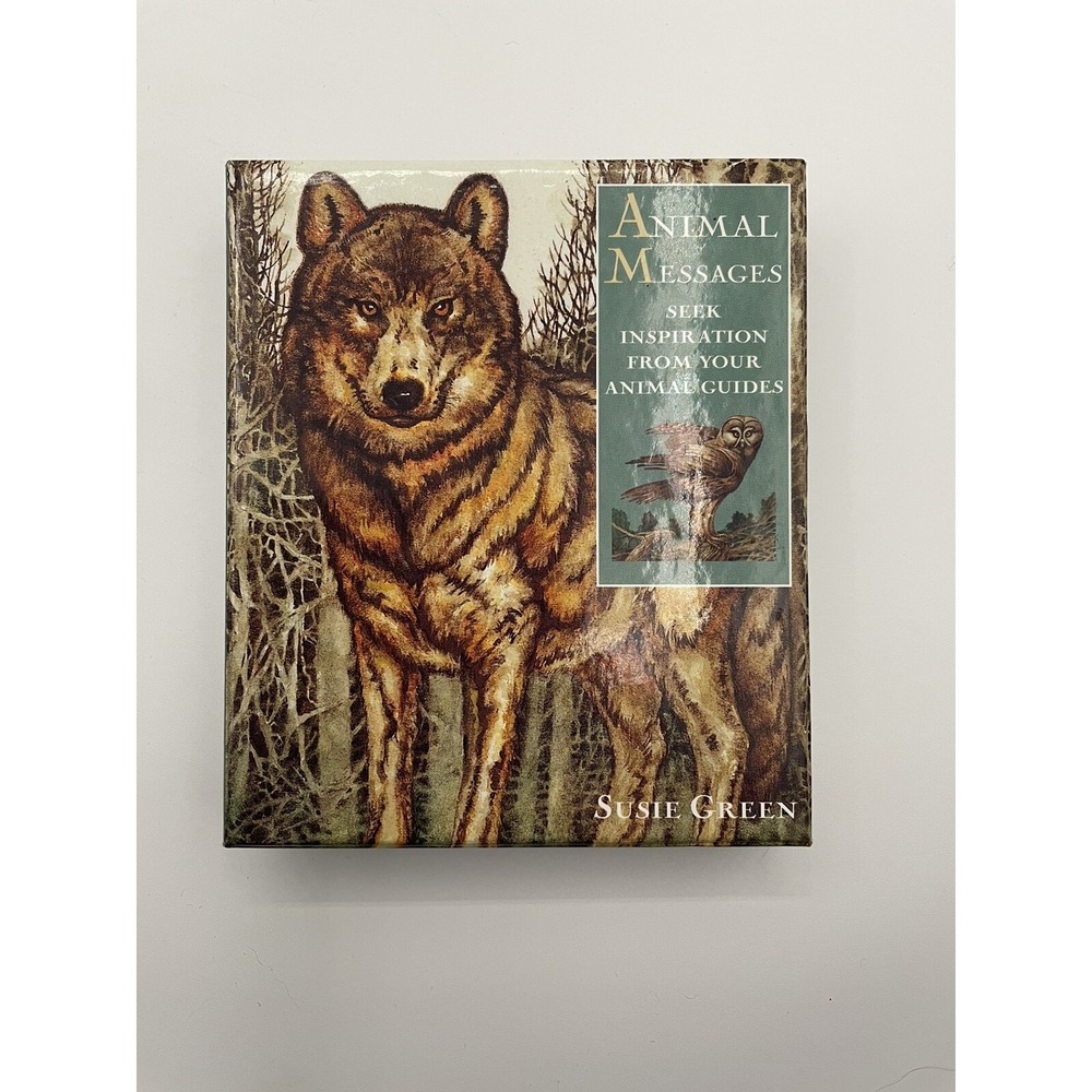 Animal Messages Spiritual Oracle Cards by Susie Green 2005 Guidebook & 52 Card